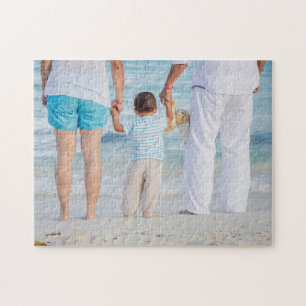 Quebra-cabeça Foto da família personalizada