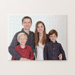 Quebra-cabeça Foto da família personalizada