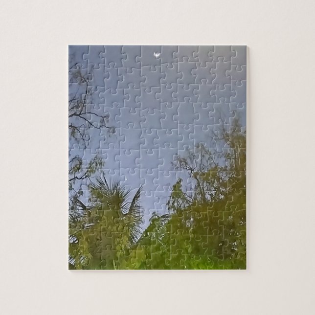 Quebra-cabeça Foto da Lua do Crescente do Céu (Vertical)