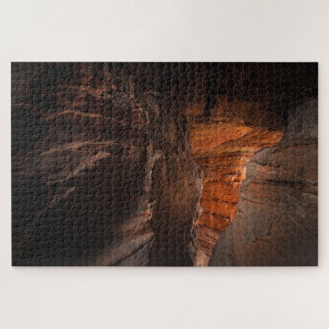 Quebra-cabeça Foto da natureza da gruta Sandstone (Horizontal)