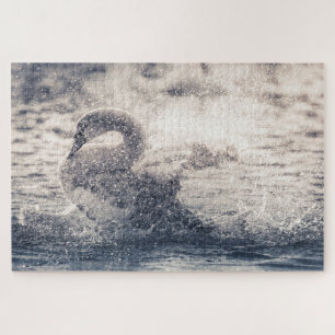 Quebra-cabeça Foto da Natureza Swan