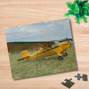 Quebra-cabeça Foto de Avião Antigo Piloto Pai Aniversário Aviaçã