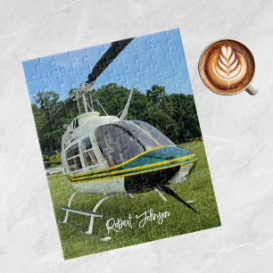 Quebra-cabeça Foto de Avião Helicóptero,Noite de Jogo,Personaliz