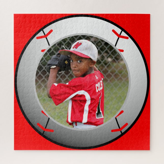 Quebra-cabeça Foto de Beisebol Esporte Frustrante (Vertical)