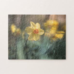 Quebra-cabeça Foto de Daffodil natural de Flor Amarelo