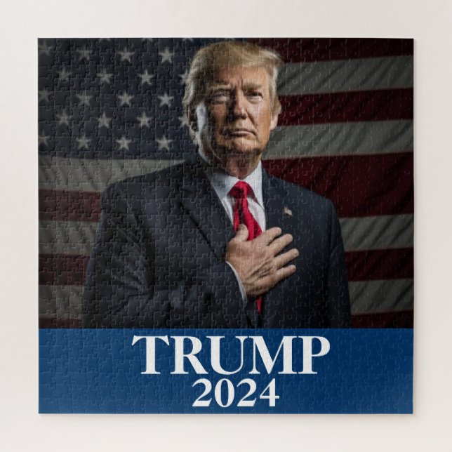 Quebra-cabeça Foto de Donald Trump - Excelente Trump 2024 Keep A (Vertical)