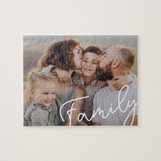 Quebra-cabeça Foto de Família Personalizada
