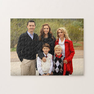 Quebra-cabeça Foto de Família Personalizada