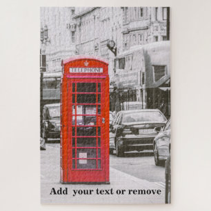 Quebra-cabeça Foto de London Red Telephone box, Reino Unido