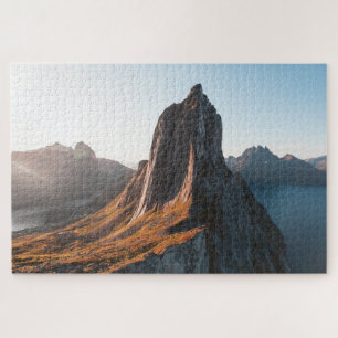 Quebra-cabeça Foto de Paisagem de Montanha da Noruega