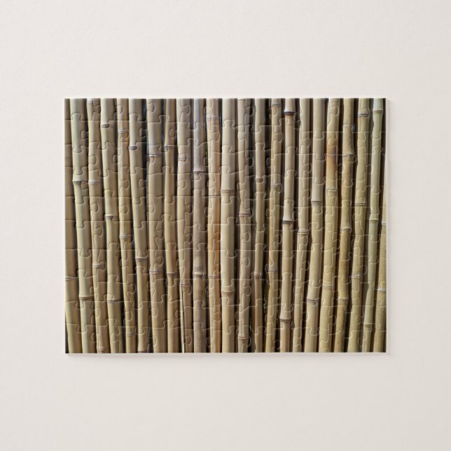 Quebra-cabeça Foto de Polos de Bambu (Horizontal)