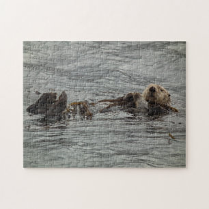 Quebra-cabeça Foto do Alasca da lontra de mar