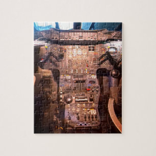 Quebra-cabeça Foto do convés de voo da aeronave supersônica