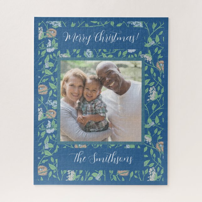 Quebra-cabeça Foto do Dia Mãe do primavera Garden Robin Nest Que (Vertical)