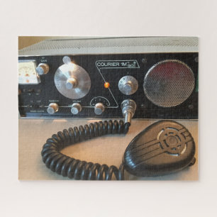Quebra-cabeça Foto do Rádio Antique Courier 1M para Cidadãos Ban