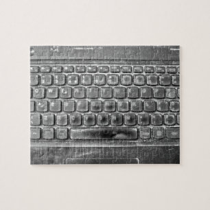 Quebra-cabeça Foto do teclado do computador sujo