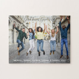 Quebra-cabeça Foto e texto personalizados