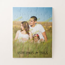 Quebra-cabeça Foto 🧩 Família ✨ Diversão Personalizada E Amigáve