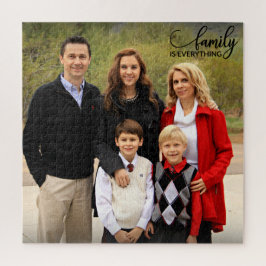 Quebra-cabeça FOTO PERSONALIZADA | A Família É Tudo  quebra-cabe