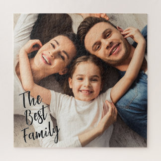 Quebra-cabeça Foto Personalizada A Melhor Família