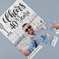 Foto personalizada anima 40 anos de aniversário