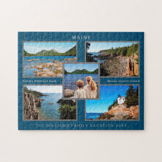 Quebra-cabeça Foto Personalizada da Família Acadia National Park