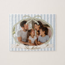 Foto Personalizada da Família com Listras no Estil