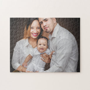 Quebra-cabeça Foto Personalizada da Família Custom 