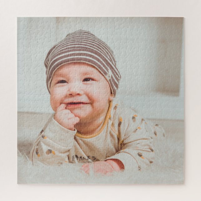 QUEBRA-CABEÇA FOTO PERSONALIZADA DE BEBÊ (Vertical)