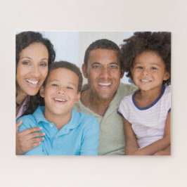 Quebra-cabeça Foto Personalizada de Família Divertida