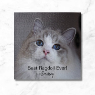 Quebra-cabeça Foto personalizada de Pet Melhor Gato Ragdoll Ever