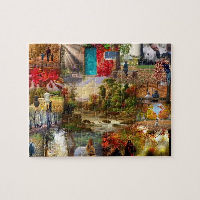 Quebra-cabeça Foto personalizada personalizada (Horizontal)