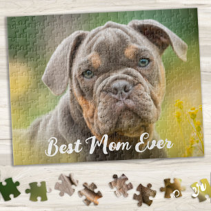 Quebra-cabeça Foto personalizada simples e personalizada do cão