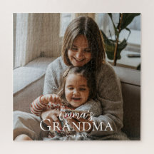 Foto Personalizada & Texto Personalizado Avó Desde
