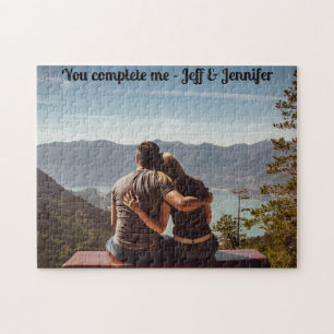 Quebra-cabeça Foto personalizada "You Complete Me"