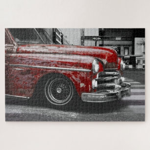 Quebra-cabeça Foto Rustic Red Truck