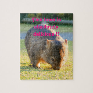 Quebra-cabeça Fotografia australiana de Wombat Funny Cute