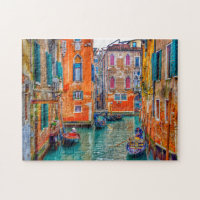 Fotografia Colorida Veneza Itália