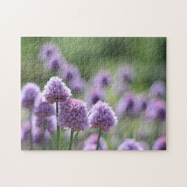 Quebra-cabeça Fotografia da Natureza das flores roxas de trevo v (Horizontal)