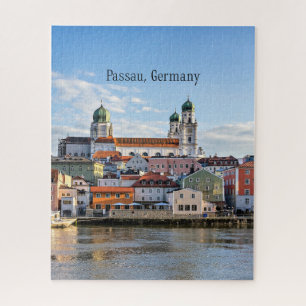 Quebra-cabeça fotografia da paisagem urbana de Passau, Alemanha