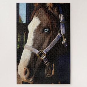 Quebra-cabeça Fotografia de Cavalo Rústico Puzzle - Foto Origina