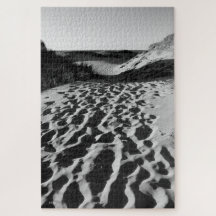 fotografia de praia, preto e branco