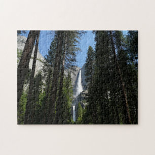Quebra-cabeça Fotografia de Yosemite Falls and Woods Landscape