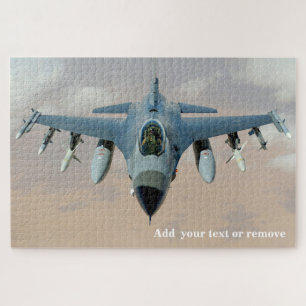 Quebra-cabeça Fotografia detalhada do jato de caça Falcon USAF