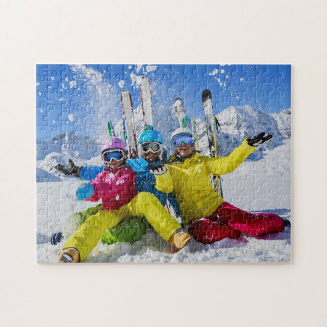 Quebra-cabeça Fotografia divertida da sua família (Horizontal)