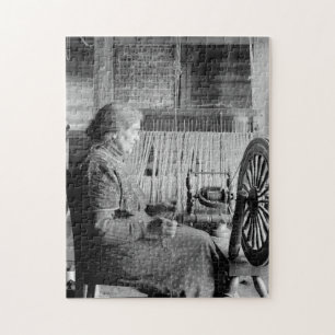 QUEBRA-CABEÇA FOTOGRAFIA DO MODELO WOMAN SING SPINNING WHEEL 193