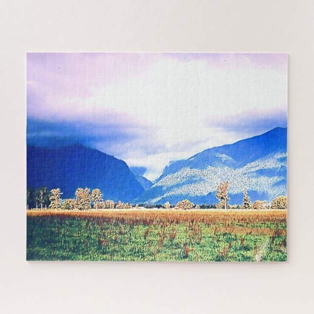 Quebra-cabeça Fotografia neozelandesa Fox Glacier (Horizontal)