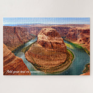 Quebra-cabeça Fotografia personalizada, "Bend de ferradura", Gra