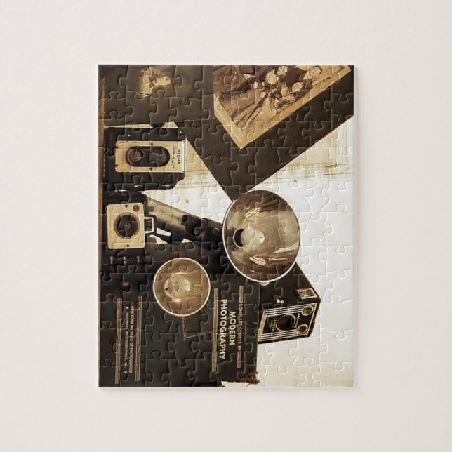 Quebra-cabeça Fotografia velha do tempo (Vertical)