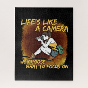 Quebra-cabeça Fotografia - Vida Como Um Fotógrafo De Câmera
